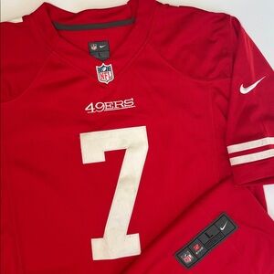 Nike NFL Players On Field Jersey Colin Kaepernick #7 San Francisco 49ers Mens L